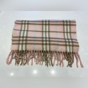 Authentic 100% cashmere Burberry scarf